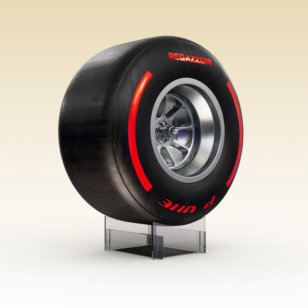 REGAZZONI Tyre - Pneu décoratif inspiré de la F1